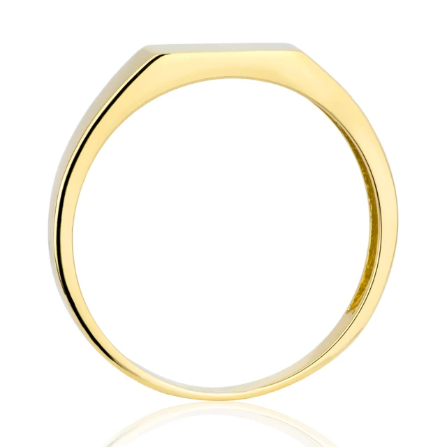 Złoty pierścionek klasyczny próba 585