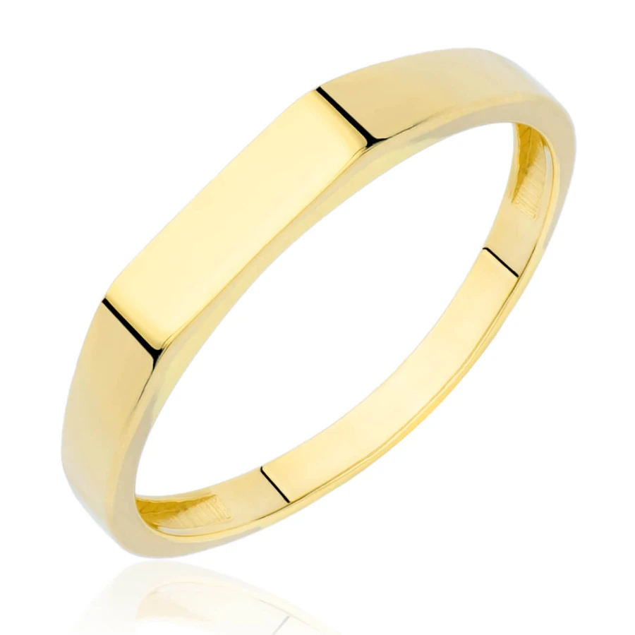 Złoty pierścionek klasyczny próba 585 ER.0124P | ERgold