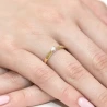 Złoty pierścionek z diamentem EY-223 0,08ct | ERgold
