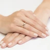 Pierścionek zaręczynowy z brylantem 0,40ct