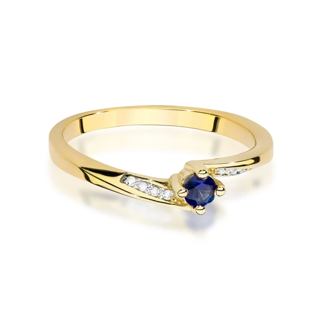 copy of Gold Ring 585 mit Diamant Diamant Diamant 0.10ct