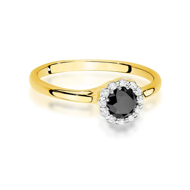 copy of Gold Ring 585 mit Diamant Diamant Diamant 0.10ct