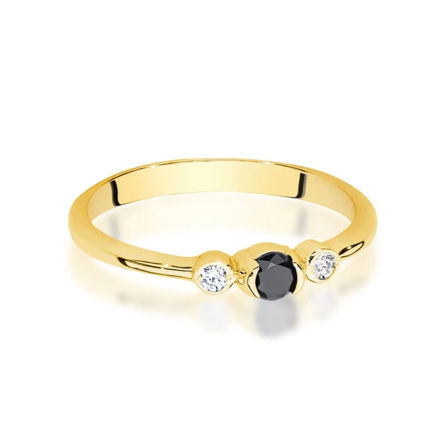 copy of Gold Ring 585 mit Diamant Diamant Diamant 0.10ct