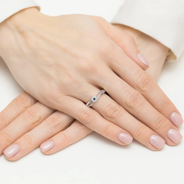 copy of Gold Ring 585 mit Diamant Diamant Diamant 0.10ct