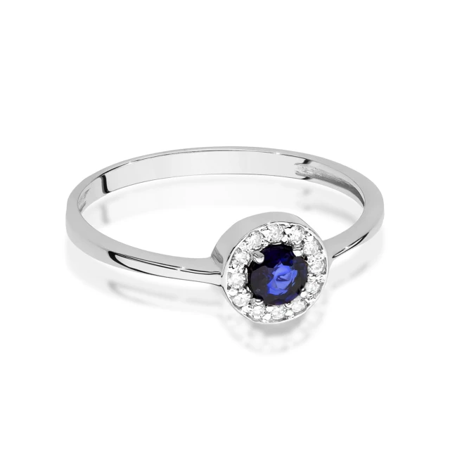 Gold Ring 585 mit Diamant Diamant Diamant 0.10ct
