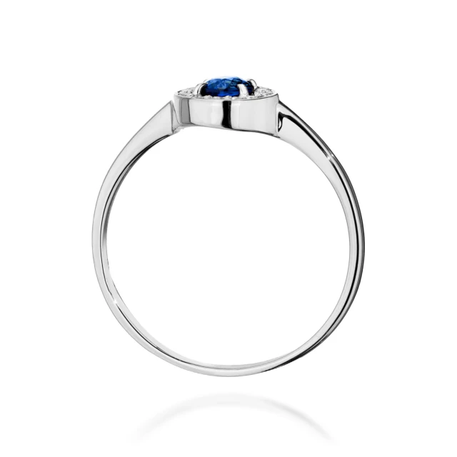 Gold Ring 585 mit Diamant Diamant Diamant 0.10ct