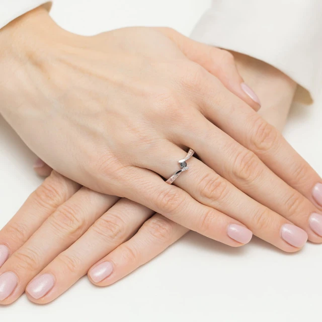 copy of Gold Ring 585 mit Diamant Diamant Diamant 0.10ct