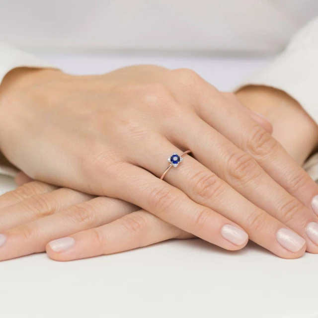 copy of Gold Ring 585 mit Diamant Diamant Diamant 0.10ct