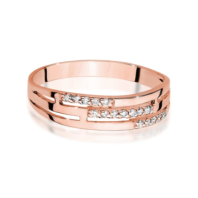 copy of Gold Ring 585 mit Diamant Diamant Diamant 0.10ct