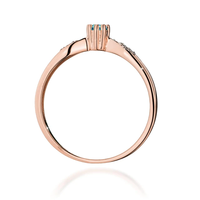 copy of Gold Ring 585 mit Diamant Diamant Diamant 0.10ct