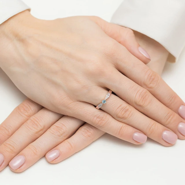 copy of Gold Ring 585 mit Diamant Diamant Diamant 0.10ct