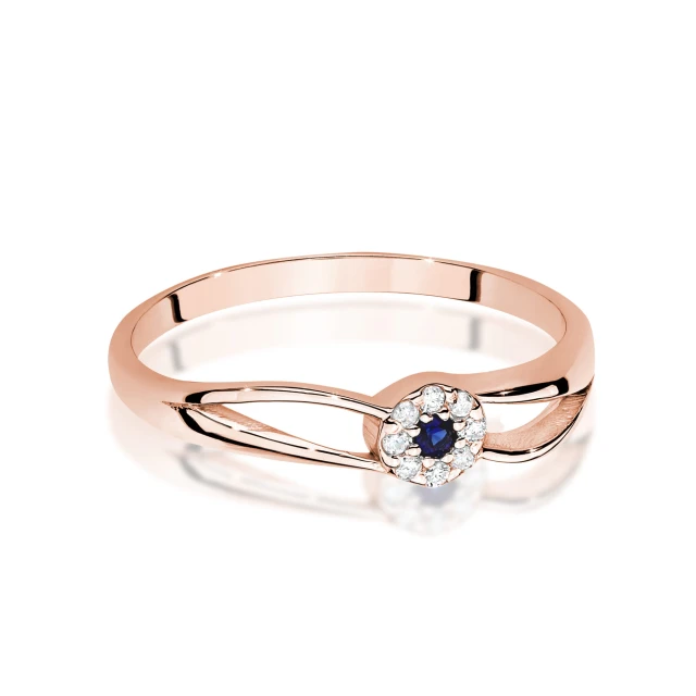 copy of Gold Ring 585 mit Diamant Diamant Diamant 0.10ct