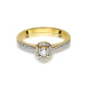 Złoty pierścionek z diamentem EY-406 0,28ct