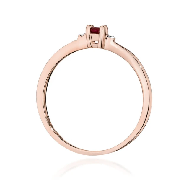 copy of Gold Ring 585 mit Diamant Diamant Diamant 0.10ct