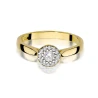 Złoty pierścionek z diamentem EY-362 0,22ct