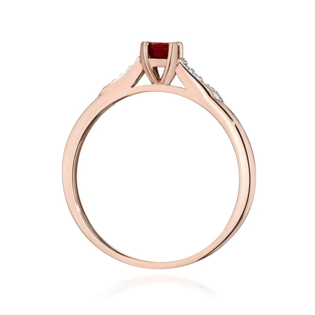 copy of Gold Ring 585 mit Diamant Diamant Diamant 0.10ct