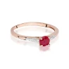 Gold Diamant Ring EY-45 0.10ct | ergold