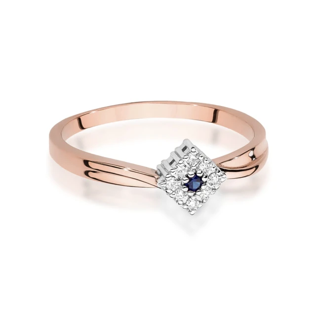 copy of Gold Ring 585 mit Diamant Diamant Diamant 0.10ct
