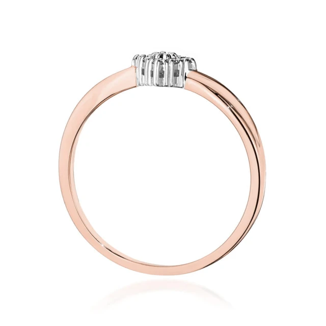copy of Gold Ring 585 mit Diamant Diamant Diamant 0.10ct
