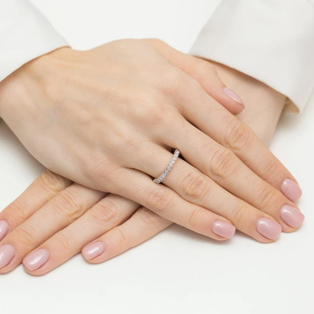 Gold Ring 585 mit Diamant Diamant Diamant 0.10ct