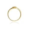 Złoty pierścionek z diamentem EY-1 0,10ct | ERgold
