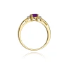Złoty pierścionek z diamentem EY-10 rubin | ERgold