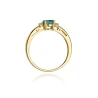 Złoty pierścionek z diamentem EY-10 topaz | ERgold