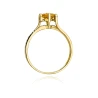Złoty pierścionek z diamentem EY-102 cytryn | ERgold