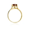 Złoty pierścionek z diamentem EY-102 granat | ERgold