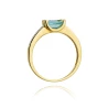 Złoty pierścionek z diamentem EY-105 topaz | ERgold