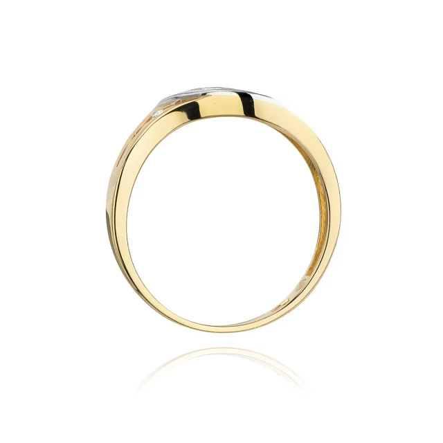 Gold Ring 585 mit Diamant Diamant Diamant 0.26ct