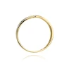 Złoty pierścionek z diamentem EY-114 0,03ct | ERgold
