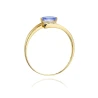 Złoty pierścionek z diamentem EY-119 tanzanit | ERgold