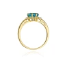 Goldener Diamantring EY-12 Topas | ergold