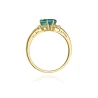 Złoty pierścionek z diamentem EY-12 topaz | ERgold