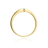 Złoty pierścionek z diamentem EY-125 0,08ct | ERgold