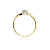 Złoty pierścionek z diamentem EY-13 0,10ct | ERgold