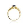 Złoty pierścionek z diamentem EY-14 szafir | ERgold