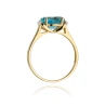 Goldener Diamantring EY-148 Topas | ergold