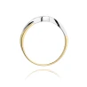 Złoty pierścionek z diamentem EY-158 0,05ct | ERgold