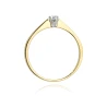 Złoty pierścionek z diamentem EY-175 0,03ct | ERgold