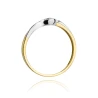 Złoty pierścionek z diamentem EY-178 0,04ct | ERgold