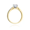 Złoty pierścionek z diamentem EY-198 0,42ct | ERgold