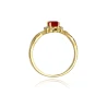 Złoty pierścionek z diamentem EY-19 rubin | ERgold