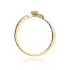 Złoty pierścionek z diamentem EY-190 0,04ct | ERgold