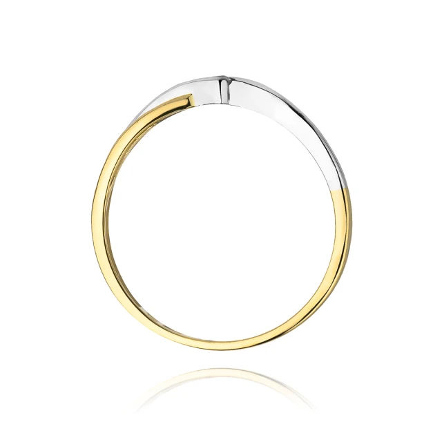 Gold Ring 585 mit Diamant Diamant Diamant 0.04ct