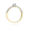 Złoty pierścionek z diamentem EY-200 0,36ct | ERgold