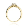 Złoty pierścionek z diamentem EY-201 0,24ct | ERgold