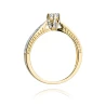 Złoty pierścionek z diamentem EY-202 0,30ct | ERgold