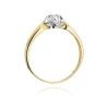 Złoty pierścionek z diamentem EY-203 0,23ct | ERgold